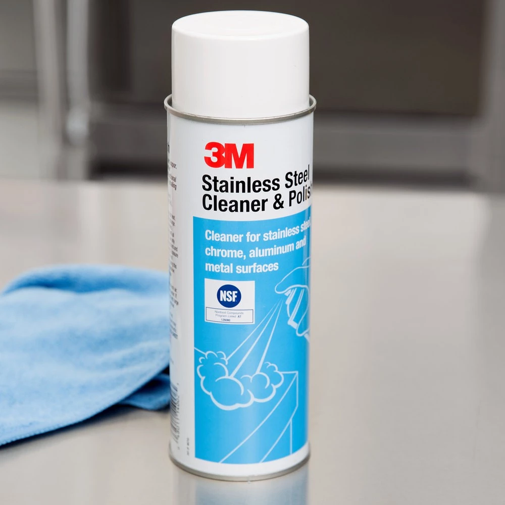 Chai xịt làm sạch và đánh bóng INOX - 3M STAINLESS STEEL CLEANER POLISH 59158