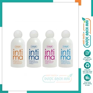 Dung dịch vệ sinh phụ nữ intima ziaja làm sạch chống khô cân bằng pH ngừa vi khuẩn gây mùi - Chai 200ml DD02