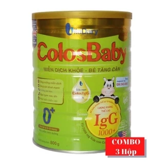 COMBO 3 lon Colosbaby Gold 0+ 800gr ( Date 2026)