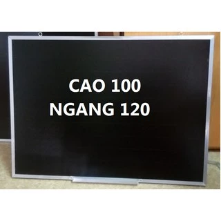 Bảng đen 100x120 viết phấn viền nhôm - tặng phấn