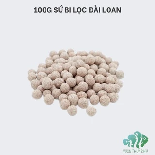 100g Sứ bi lọc nước Đài Loan (sứ tròn thạch anh)