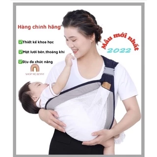 Đai Địu Cho Em Bé Dạng Lưới Siêu Thoáng Khí Gọn Gàng An Toàn Tiện Lợi