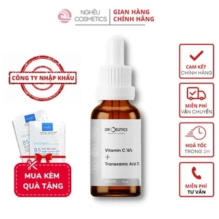 DrCeutics VitaminC 16% + Tranexamic Acid 3% Tinh Chất Giảm Thâm Nám, Làm Trắng Da Chống Lão Hoá Nhập Khẩu Chính Hãng