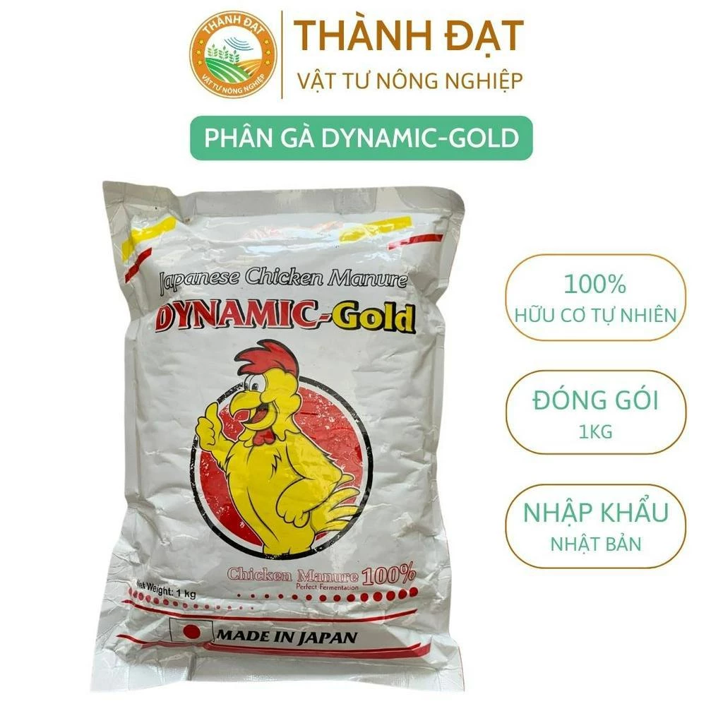 Phân gà dynamic gold, Phân gà nhật bản gói 1kg