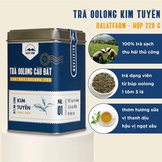 Trà Oolong Kim Tuyên Cầu Đất Dalat Farm - Hộp 220Gr