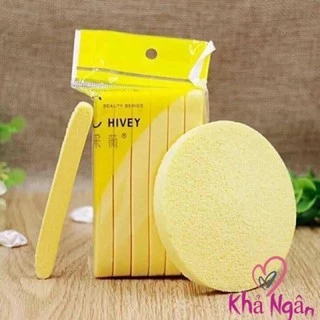 Bông Rửa Mặt Bọt Biển Dạng Nén (12 Bông)