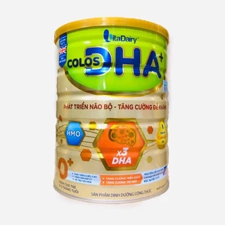 (Có quà) Sữa bột VitaDairy Colos DHA + Số 0+ hộp 800g