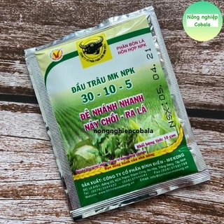 Phân Bón Nảy Mầm, Ra Lá Đầu Trâu MK 30-10-5 (Gói 10gr)