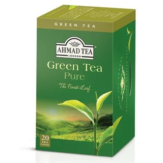 Trà Xanh AHMAD túi lọc 40g - AHMAD Pure Green Tea (túi lọc có bao thiếc - 20 túi/hộp)