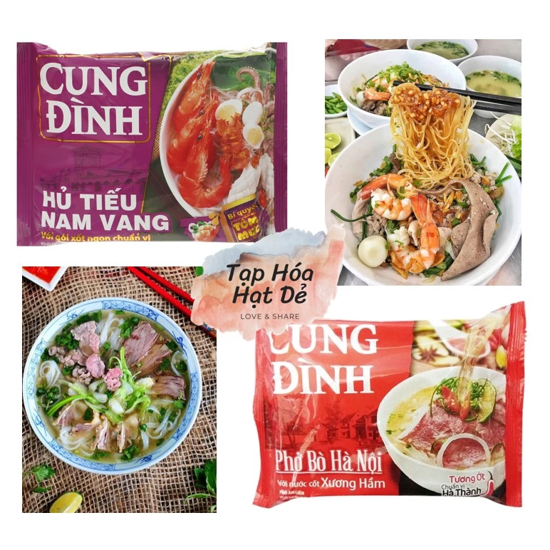 Phở bò / Hủ tiếu nam vang Cung Đình Hà Nội gói 68g