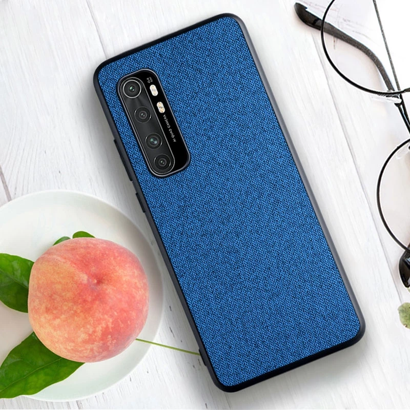 Ốp lưng Xiaomi Mi Note 10 pro lite 3 Mi 8 9 lite SE Chất liệu dệt co giãn Da PU