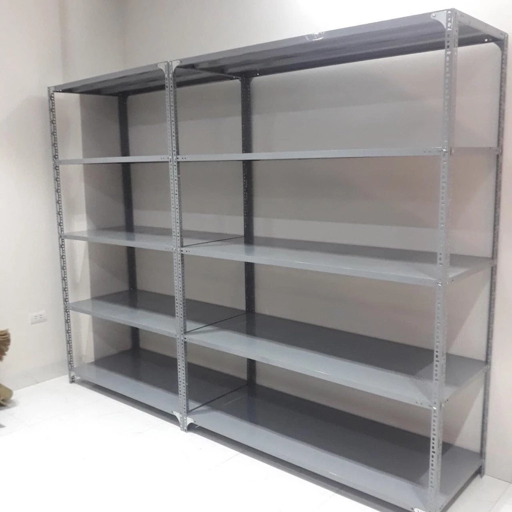 Kệ sắt v lỗ: Cao 1m8 x dài 1m5 x rộng 40 x 5 tầng