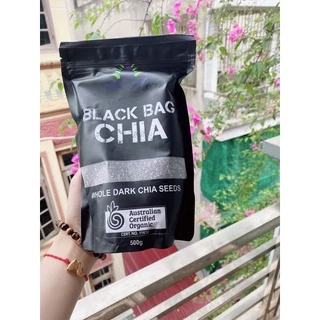 HẠT CHIA ĐEN ÚC BLACK BAG CHIA -TÚI 500G - Date mới