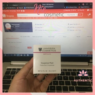 Serum phục hồi, giảm đỏ Janssen Cosmetics Couperose Fluid