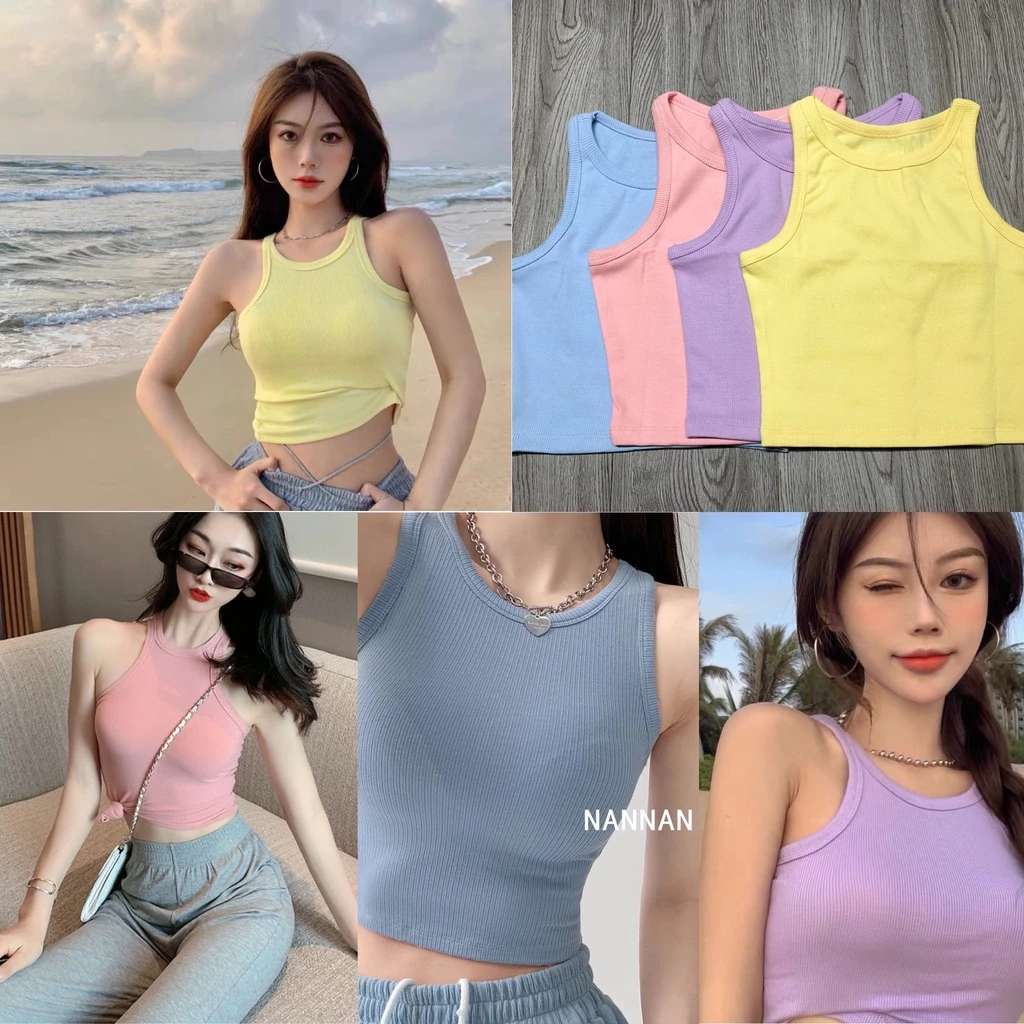 áo 3 lỗ TankTop với nhiều màu sắc theo gam màu Pastel 2021