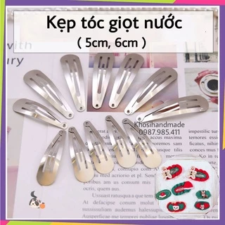 Phôi kẹp tóc giọt nước (Gói 5 cái)