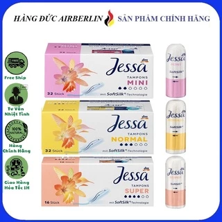 Băng vệ sinh Tampon Jessa Đức đủ size