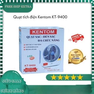 Quạt tích điện , sạc điện Kentom KT-9400