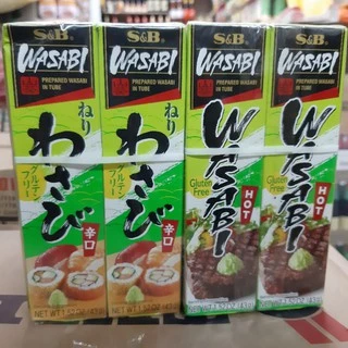 Mù Tạt Wasabi S&B xuất xứ Nhật Bản 43gram ×10hộp