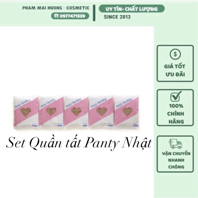 Set 5 quần tất Panty Nhật