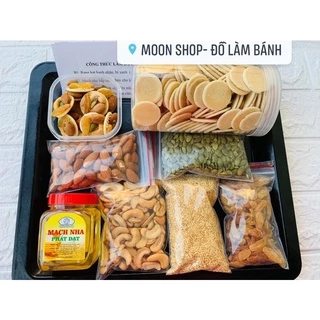 Set nguyên liệu làm bánh đồg tiền mix hạt