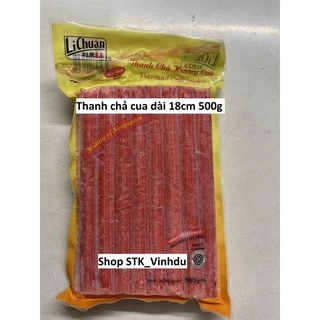 Thanh chả cua DÀI 18CM CHUYÊN SUSHI GÓI 500g [chỉ giao Hỏa tốc tại tpHCM]