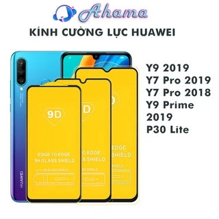 Kính cường lực huawei Nova 5T 3 3i 2i 3e 4e Y9 Prime 2019 Y9 2019 Y7 Pro 2019 Y7 Pro 2018 P30 Lite Full Màn Kính [9D]