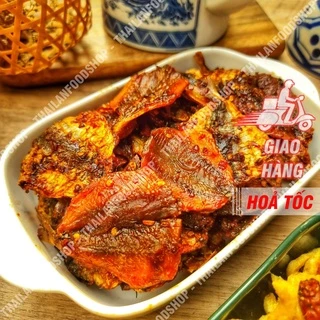 Khô Cá Chỉ Vàng Sốt Sate Lon 300Gram