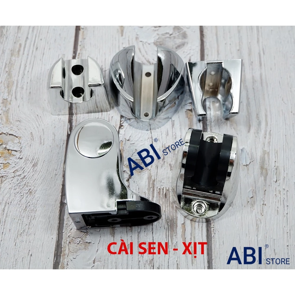 Giá Đỡ Vòi Sen, cài vòi xịt vệ sinh Loại Chỉnh Góc Và Loại Đế Cài Sen Cố Định, cài sen tim Giá Rẻ