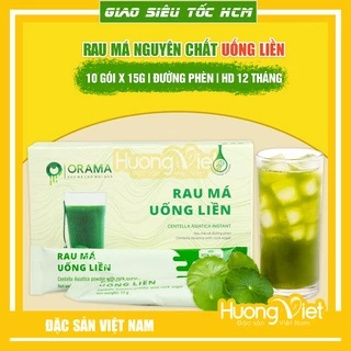 Bột rau má nguyên chất uống liền, bột rau má sấy lạnh Quảng Thanh từng gói tiện lợi dễ dàng pha chế nhanh