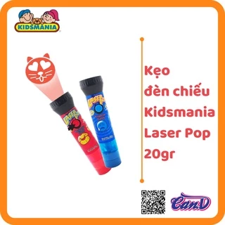 Kẹo đèn chiếu hình Kidsmania Laser Pop 20gr (Màu ngẫu nhiên)