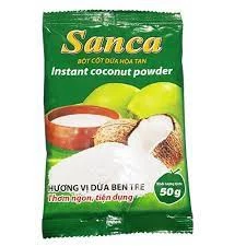 BỘT CỐT DỪA HÒA TAN SANCA - túi 50g