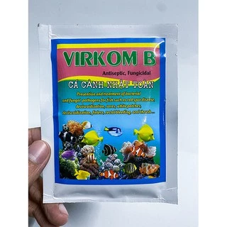 VIRKOM B SÁT TRÙNG, DIỆT KHUẨN, DIỆT NẤM, TẮM CÁ 10G AN LỘC PHÁT