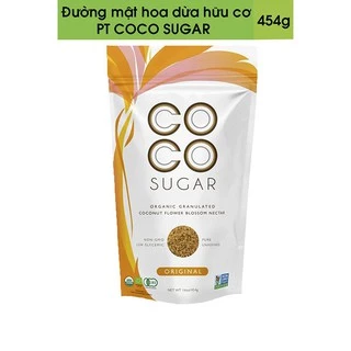 Đường mật hoa dừa hữu cơ PT COCO SUGAR túi 454g