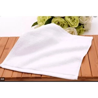 Khăn Trắng Vuông, Khăn Trắng 30x30 Cotton 100%, Khăn Trắng (265 Có Ô),Thấm Hút Nước (Teon.vn)