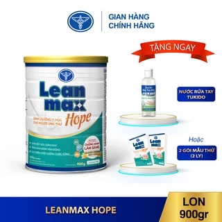 01 lon sữa Leanmax Hope 900g - Dinh dưỡng y học cho người bệnh ung thư