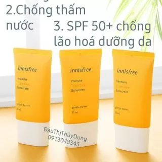 Kem chống nắng Innisfree Intensive Tripple Care Sunscreen SPF50 50ml