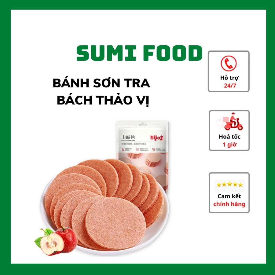 Bánh sơn tra Bách Thảo Vị bịch bự