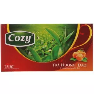 Trà đào cozy 50g mẫu mới