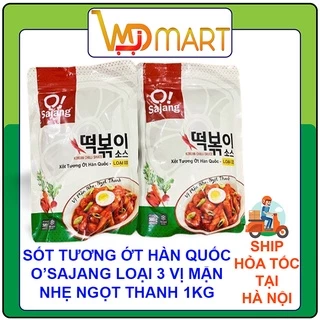 Sốt tương ớt hàn quốc O'SAJANG loại 3 vị mặn nhẹ ngọt thanh