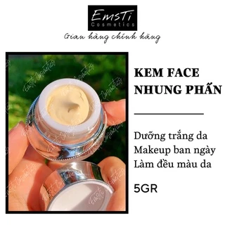 KEM FACE NHUNG PHẤN CAO CẤP - Dưỡng trắng da và makeup