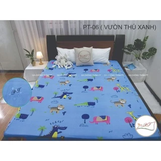 GA CHỐNG THẤM COTTON IN HỌA TIẾT VIOLET