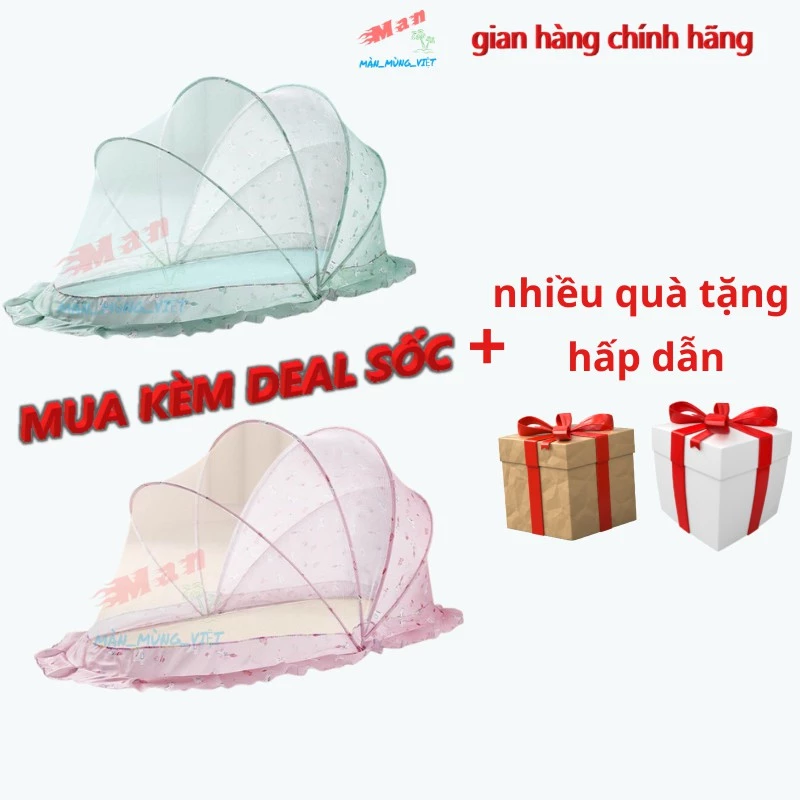 Màn Chụp Ngủ Chống Muỗi cao cấp Gấp Gọn Cho Bé Xuất Hàn
