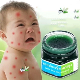 Kem Chống Muỗi Green Balm Mosquito Brand Thái Lan Giúp Xua Muỗi Hiệu Quả, Đánh Tan Cơn Ngứa Nhanh Chóng