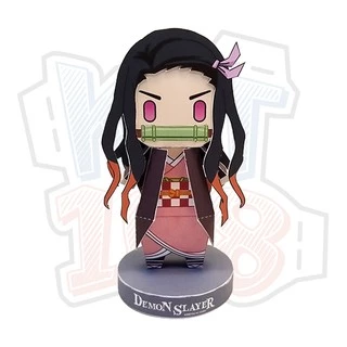 Mô hình giấy Anime Chibi Nezuko Kamado - Demon Slayer (Kimetsu no Yaiba)