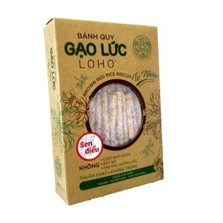 Bánh Quy Gạo Lứt LoHo Sen Điều.