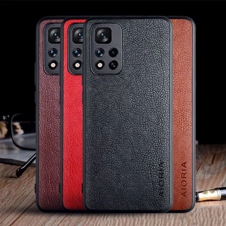 Ốp Da PU Cho Xiaomi Redmi note 11 pro plus 5G TPU Mềm & PC Cứng 2in1 Chất Liệu coque fundas