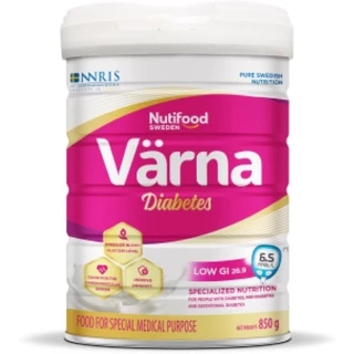 Sữa Nutifood Varna diabetes cho người tiểu đường - varna đỏ (đái tháo đường) 850gam