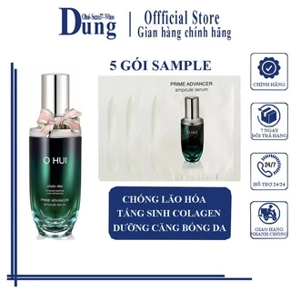 Combo 5 Tinh Chất Chống Lão Hóa Trắng Sáng, Căng Mọng Ohui Prime Advancer Ampoule 1ml x 5