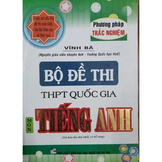 Sách - Bộ đề thi THPT Quốc gia Tiếng Anh